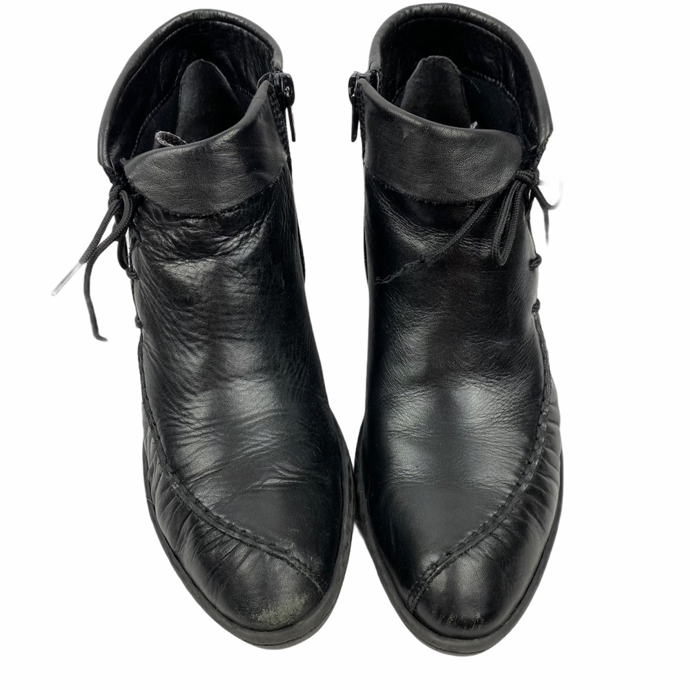 RIEKER “Rebecca” Booties in Black Leather 39 9 - Picture 6 of 12